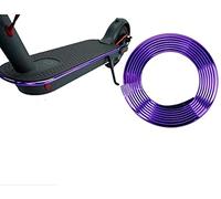 Fututech Bande de Protection pour Xiaomi M365 Pro Pro2 1S Essential Lite Bande Décorative pour Mi 3 Anti-Collision Anti-Rayures Anti-Usure Accessoire Trottinette Scooter Electrique (Violet)