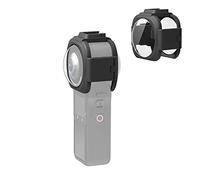 Fututech Couvercle d'Objectif pour Insta360 One RS 1-inch 360 Edition Protecteur de Lentille Housse Étui de Protection avec Cold Shoe pour Caméra d'action Anti-Rayures Accessoire Lens Cover