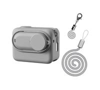 Fututech Etui de Protection en Silicone pour Insta360 Go3 Couvercle Housse de Protection pour Caméras d'action Protecteurs Anti-poussière Anti-Rayure Accessoires (Gris)