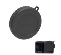 Fututech Étui d'Objectif pour DJI Osmo Action 6 Protecteur Couvercle de Lentille en Silicone pour Caméras d'action Bouchon Housse de Protection Capuchon Accessoires Protective Cover (1pcs)