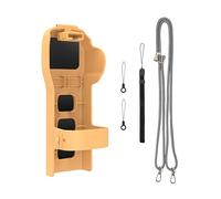 Fututech Étui Rigide pour DJI Osmo Pocket 3 Protecteur Housse de Protection pour Caméras d'action Coque Dure (Orange)