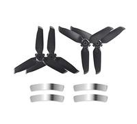 Fututech Hélice pour DJI FPV Pièce de Rechange pour DJI FPV, Accessoire pour Drone, Vol Silencieux (Silver Two Pairs)
