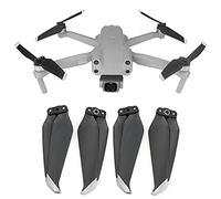 Fututech Hélice Silencieuse à Réduction de Bruit Pliable Remplaçable Démontage Rapide pour DJI Air2s Air2 Léger Durable Accessoire (Silver 2pairs)