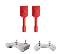 Fututech Joystick en Alliage d'Aluminium Etendu pour DJI Mini 3 Pro RC Joystick pour Télécommande Contrôleur Design Ergonomique Fonctionnement Précis Usinage CNC Accessoires Drone (Rouge)