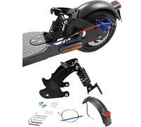 Fututech Kit Amortisseur Suspension Arrière pour Mi 3 Xiaomi Fourche Feu de Freinage Conduite de Frein Garde-Boue Accessoire Scooter Electrique Pièce Modifiée Détaché Trottinette (Noir)