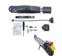 Fututech Kit Feu Arrière + Garde-Boue Arrière pour Xiaomi Pro Pro2 Fender Scooter Electrique Accessoire Pièce de Rechange Modification de Trottinette (Noir)