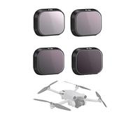 Fututech Kit ND 8 16 32 64 Filtres d'Objectif Lentille pour DJI Mini 3 Pro Transmission Elevée Revêtement Multicouche Anti-Rayures Anti-Huile Lens Filter Accessoire Drone (Kit ND)
