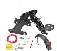 通用 Fututech Kit Suspension Arrière Scooter Electrique pour Xiaomi Pro Pro2 Amortisseur Garde-Boue Feu Arrière Accessoires Trottinettes Modification (Noir pour Pro Pro2)