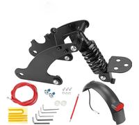 Fututech Kit Suspension Arrière Scooter Electrique Pour Xiaomi Pro Pro2 Amortisseur Garde-Boue Feu Arrière Accessoires Trottinettes Modification (Noir Pour Pro Pro2)