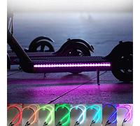 Fututech LED Bande Lumineuse pour Xiaomi M365 Pro Pro2 1S Essential Lite pour Mi 3 Gotrax Lumière Décorative Etanche Couleur Multiple pour Segway Ninebot Max G30 Scooter Electrique Trottinette