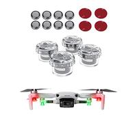 Fututech Lumière Stroboscopique pour DJI Air 3S NEO Mini4 Mini 4K Avata 2 Mini 3 Pro Mavic 3 FPV Mavic Air 2 Mini SE Air 2S Mavic 2 Pro Zoom Phantom 3 4 Vol de Nuit Lampe Flash Accessoire Drone