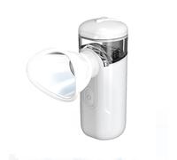 Fututech Mini Nébuliseur Oculaire Rechargeable Masseur pour les Yeux Lave-œil Electrique Atomiseur Portable Spa pour les Yeux Soulagement de la Fatigue Nebulizer for Eye (Blanc)