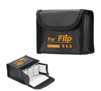 Fututech Sac de Rangement de Batterie Lipo pour DJI Flip Housse Etui de Protection Boîte de Stockage de Batterie Antidéflagrant Anti-Humidité Anti-Poussière Accessoires Drones (pour 3 Batterie)