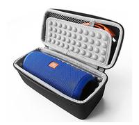 Fututech Sac de Rangement Etui Enceinte pour JBL Flip 5/4/3 pour Bose SoundLink Mini Logitech Boom UE Housse de Protection Sac de Transport Haut-Parleur Bluetooth Durable Anti-Choc (Doublure Gris)