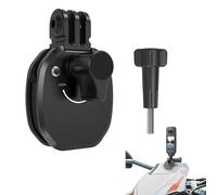 Fututech Support de Pare-Brise de Moto pour Caméra d'action Support de Fixation pour GoPro13/12/11/10/9/8 pour Insta360 X5/X4/X3/Ace Pro pour DJI OSMO 360 Action 5/4/3