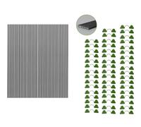 FUUGlan Arceaux de jardin pour lits surélevés, serres, tunnels de jardin, arceaux amovibles pour couverture de rangée, filet à oiseaux, couverture de rangée, tunnel de plantation, supports de jardin