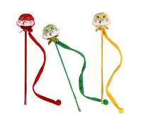 FUUGlan Canne à pêche pour stimuler la curiosité des félins avec mascottes serpent pour animaux actifs et exercices amusants