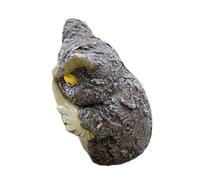 FUUGlan Hibou Shoo en résine pour cour et jardin, décoration d'arbre, décoration de cour, sculpture d'arbre fantaisiste en résine à suspendre