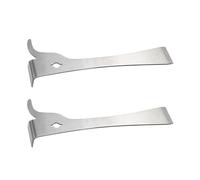 FUUGlan Lot de 2 fourchettes de coupe en acier inoxydable avec poignée ergonomique pour abeilles et ruches pour apiculture en métal résistant
