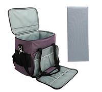 FUUGlan Sac de transport pour machine à coudre avec bandoulière amovible, a