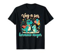 FUUNY Voy A Ser Hermano Mayor Dinosaure Cool pour Enfant T-Shirt