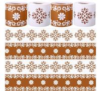 Fuutreo Lot de 4 rouleaux de décoration pour mois du patrimoine hispanique - 10 m - Tableau d'affichage mexicain - Décoration de salle de classe - Pour l'école, le mois du patrimoine hispanique