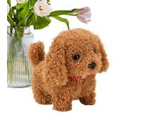 Fuuxtci Animaux de Compagnie électroniques, Jouet pour Chiens aboyant | Cartoon Cartoon Rabbit Dog Poll Doll - Activités interactives du Jouet éducatif pour, Animal Robot aboiement à Pied pour