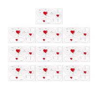 Fuuxtci Autocollant de Putting pour Golf - 10 Feuilles D'autocollants D'alignement De Coup - Aide D entraînement pour Driver De Golf | pour Les Athlètes Féminines au Swing pour Les Sports d'Intérieur