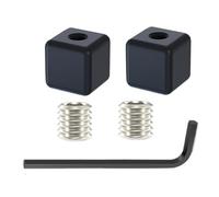 Fuuxtci Capsules Pour Câbles De Frein - Extrémités de Câble,Ferrules en Alliage d'Aluminium Design Cube pour VTT, Gravel, Ville et Randonnée