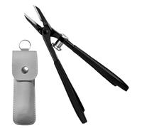 Fuuxtci Coupe-Ongles Biseauté, Manche Long et Embout Large pour Ongles sans BPA, Coupe Anti-Éclaboussures pour Ongles Incarnés Manucure Pédicure Soin Quotidien Hôpital Adultes Seniors