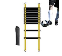 Fuuxtci Échelles d'Agilité Sportives, Équipement Fitness Portable avec Sac de Transport, Échelle de Vitesse pour Le Jeu de Pieds, pour Les Athlètes de Football d'Athlétisme de Hockey de Badminton et