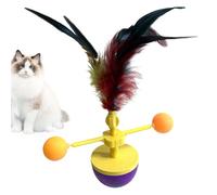 Fuuxtci Jouets Pour Chats D'Intérieur - Jouet Culbutant Avec Balle Pour Chat,Jeu D'Éveil Pour Enrichissement Et Exercice Contre L'Ennui Des Chatons - Activité Physique et de Divertissement pour Animal