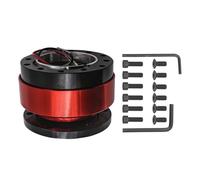 Fuuxtci Kit Volant Rapide Détachable - Moyeu de Déconnexion Rapide Léger,Adaptateur Aluminium Amovible Réglable pour Camion Bateau Voiture Sport Automobile Aventure