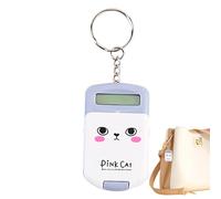 Fuuxtci Petite Calculatrice, Calculatrice pour - Petite Calculatrice de Porte-clés avec Boutons - Calculatrice de Porte-clés à Chiffres pour Usage Domestique et Scolaire, Pendentif Porte-clés