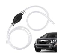 Fuuxtci Pompe à siphon manuelle - Avec tuyau de 2 m pour l'évacuation des liquides - Pompe d'aspiration d'eau - Pour huile, voiture, diesel, aquarium, maison, garage, atelier