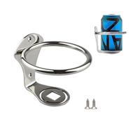 Fuuxtci Porte-gobelet pour Bateau - Porte-Marins Muraux pour Bateaux,Support de Boisson en Acier Inoxydable pour Camping-Car Ponton Remorque Kayak Camion | pour Cannettes de Ponton, Bouteilles d'eau,