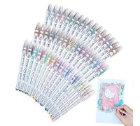 Fuuxtci Stylos Gel Acrylique | Set de Marqueurs à Peinture Acrylique pour Roches,Marqueurs Dessin Aquarelle pour Papier Bois Cartes Pierre Toile Art Décoratif