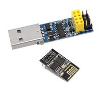FUWIND Adaptateur de T¨¦L¨¦Chargement de Programmeur WiFi USB vers ESP8266 CH340C ESP-01 ESP-01S Prog avec Circuit de T¨¦L¨¦Chargement Automatique de R¨¦Initialisation