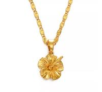 FUWIND Collier Pendentif Bijoux Collier Pendentif Fleur hawaïenne Marshallese Kiribati Guam Micronésie Chuuk Pohnpei Bijoux Produits de désherbage Noël Date d'anniversaire Cadeau
