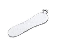 FUWIND Collier Pendentif Bijoux Patin Neige Plaque Sport Breloques pendentifs pour Colliers Bracelets Fabrication de Bijoux Anniversaire la fête Cadeau