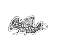 FUWIND Collier Pendentif Bijoux Pays Carte Ecosse Patriotique charmes Pendentif pour Collier Voyage Bijoux Bracelet Qui Anniversaire la fête Cadeau