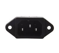 FUWIND IEC 320 C14 fiche Male 3 Broches PCB Connecteur du Panneau d'entree d'alimentation