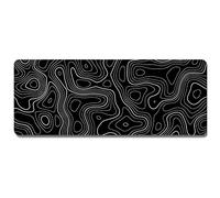 FUWIND Tapis de Souris avec Contour Topographique ¨¦Tendu pour D'Ordinateur et Tapis de Souris avec Base Antid¨¦Rapante de 3 Mm