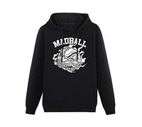 fuwo Hooded Madball Logo Music Long Sleeve Sweatshirts Black M