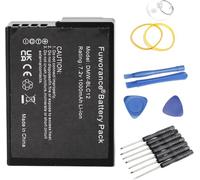 Fuworance 1000mAh 7.2V DMW-BLC12 Batterie de Rechange Compatible avec Panasonic Lumix DMC-G85 FZ1000 GH2 FZ200 G5 FZ300K GX8 G7 G6 BLC12E BLC12PP V-Lux4 Q-P CL Appareils Photo Li-ION Batterie