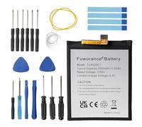 Fuworance 3000mAh 3.85V TLP029C1 Batterie de rechange au lithium polymère compatible avec BlackBerry KEYTWO KEY2 LE BBE100-4, BBE100-5, BBE100-1, BBE100-2 Batterie au lithium polymère 11,55 Wh + kit