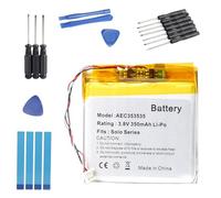 Fuworance 350mAh 3.8V AEC353535 Batterie de Rechange Compatible avec Beats Solo 2.0 3.0 Bluetooth écouteurs Batterie du Casque sans Fil Lithium-polymère Batterie