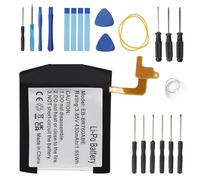 Fuworance 380 mAh 3,85 V 1,47 Wh EB-BR760ABE Batterie de Rechange Compatible avec Samsung Gear S3 Frontier/Classic SM-R770, SM-R760, SM-R765, GH43-04699A Batterie de Montre Li-ION Rechargeable + kit