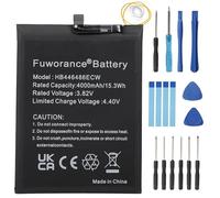 Fuworance 4000mAh 3.82V HB446486ECW Batterie Compatible avec Huawei P Smart Z/Nova 5i/Honor 9X Pro/Enjoy 10 Plus/Y9 Prime 2019/P20 Lite 2019 STK-L21, STK-L22, STK-LX3 Téléphone Batterie+Outils
