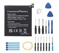 Fuworance 4100mAh 3.85V BN43 Batterie de Remplacement Compatible avec Xiaomi Redmi Note 4X 2016100 Téléphone Mobile Intelligent Rechargeable Batterie li-ION Haute capacité avec Trousse à Outils